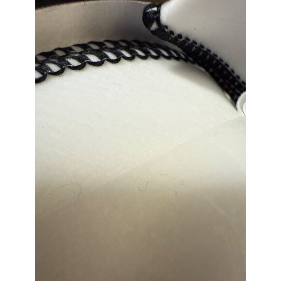 Holiday Time 18 Ft White Ribbon Black Trim 2.5 In Wide Decorative Crafts Gifts - Picture 4 of 5